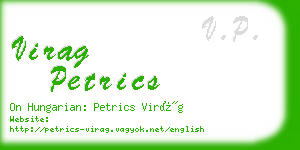 virag petrics business card